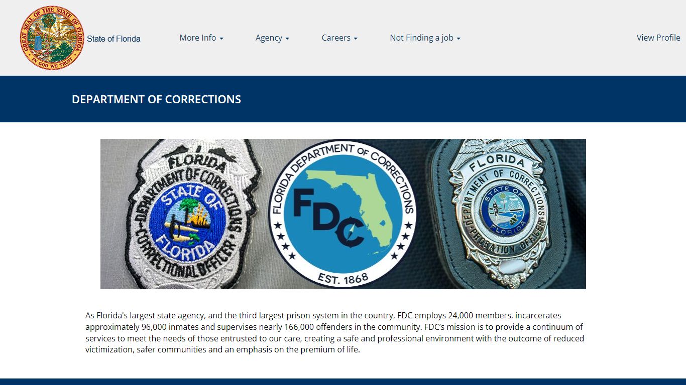 Department of Corrections - State of Florida Careers