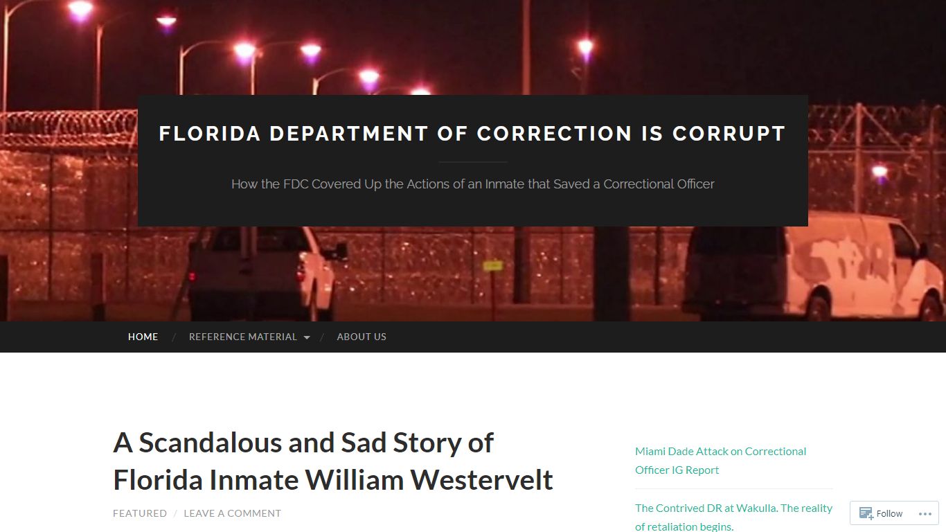 Florida Department of Correction is Corrupt | How the FDC Covered Up ...